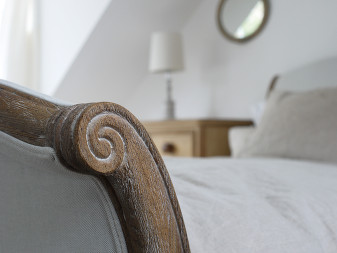 THe Sea Swallow holiday cottage, Cornwall. Main bedroom.